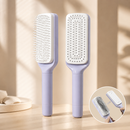 Self-Cleaning Detangling Hair Brush